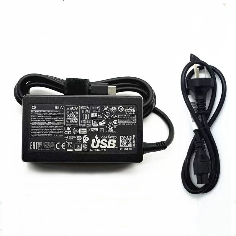 65W Type-C USB-C Adapter Charger for HP 65W Type-C USB-C Adapter Charger for HP